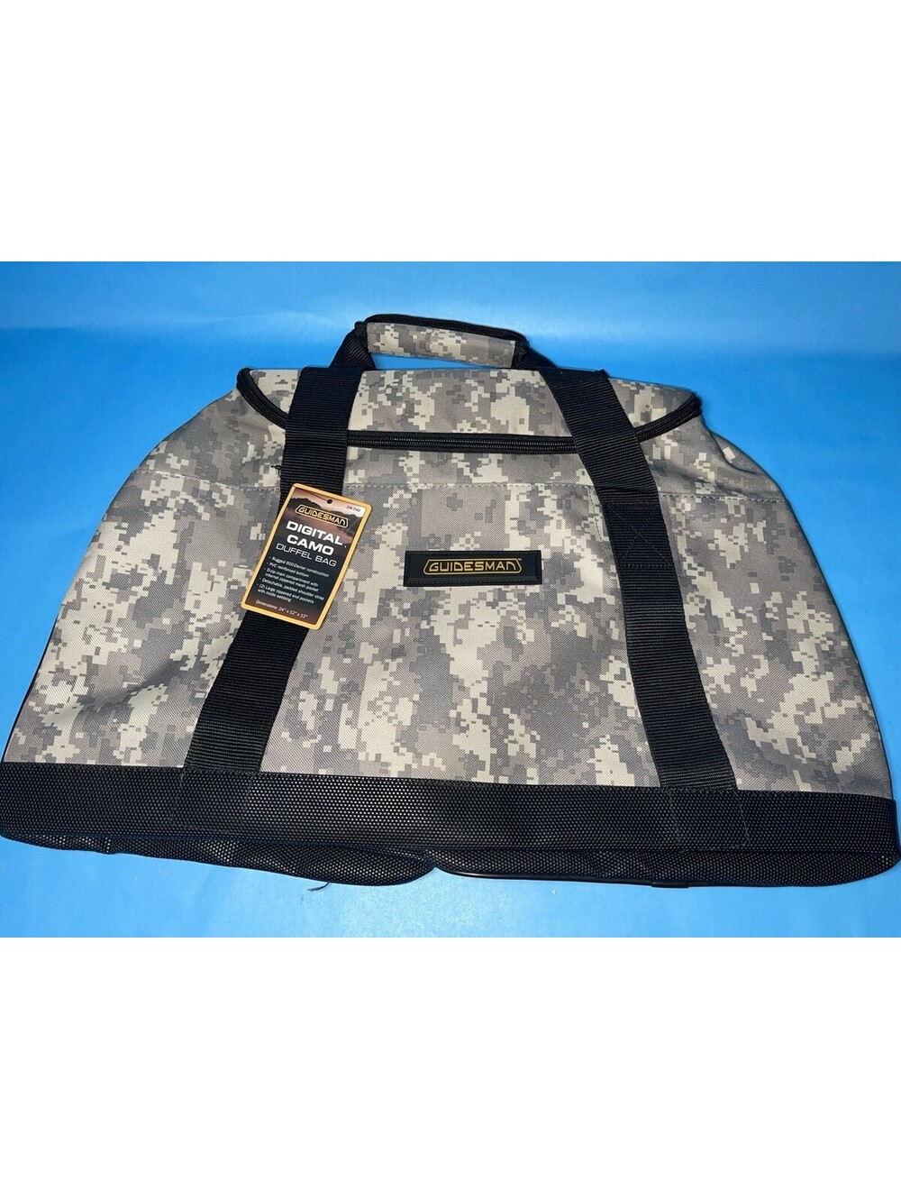 Guidesman Digital Camo Duffel Bag 24” x 12” x 12” Hunting Outdoor Travel New